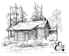 Sandhills Womans Exchange Cabin Logo