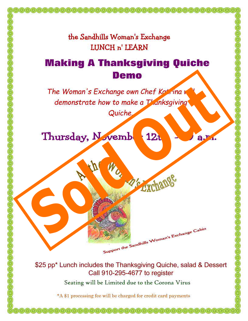 November Lunch 'n Learn Sold Out