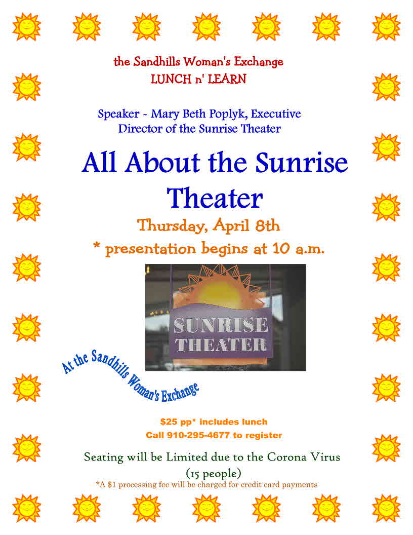 Sunrise Theater Lunch 'n Learn