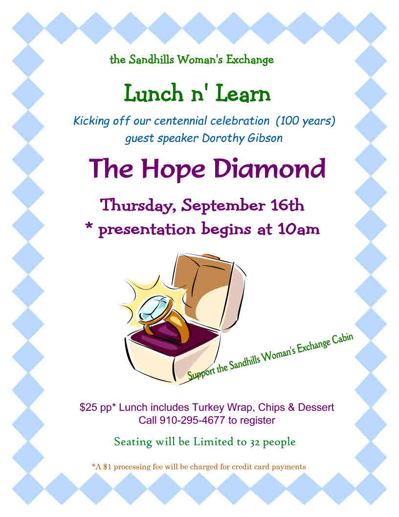 Hope Diamond Lunch n' Learn